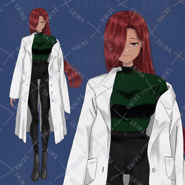 Adopt【表情7種】白衣の女性の商品画像