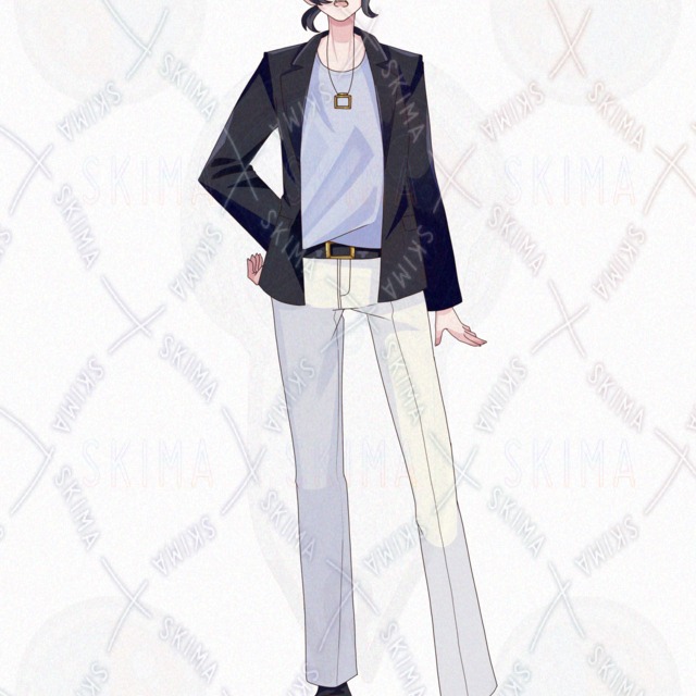 Image 6 of Full-Body Character Sprite with Expression Variations (TRPG, Streaming, Creative Projects)