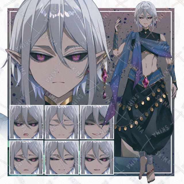 Image of 7 Expressions: Boy with Reversed Eyes