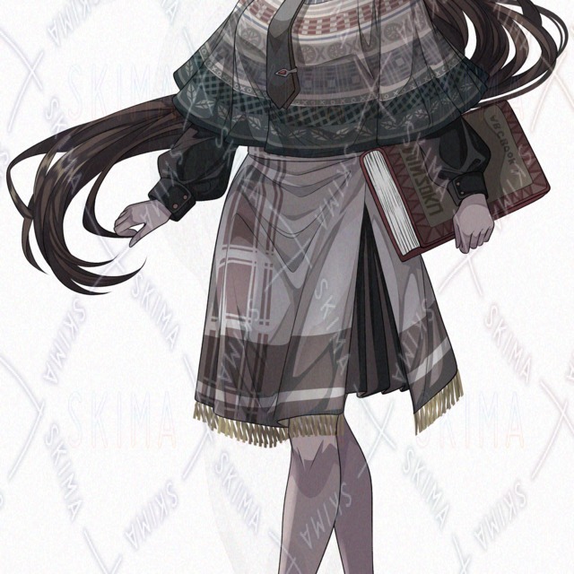 【逆光＆表情差分6種】エスニック系ファッションの少女【透過PNG】の商品画像3枚目