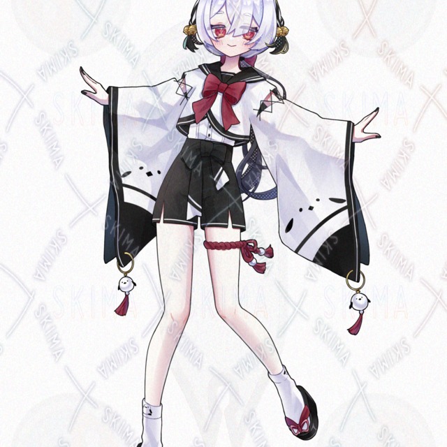 Long-tailed Tit Girl – 7 Expressions 的商品圖片第 3 張