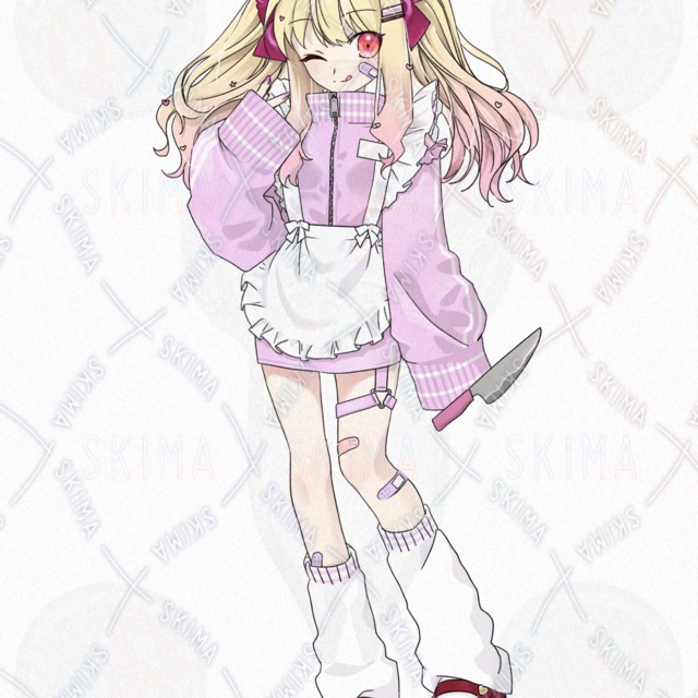 Image 10 of Pink Tracksuit Maid Girl