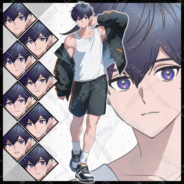 Image of Men in Tracksuits – 8 Expressions