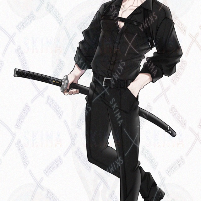 스탠딩 그림】+미니 캐릭터/수트 2종/남성 캐릭터【표정 각 4종】등 상품 이미지 4번째