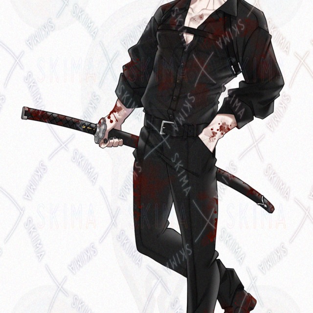 스탠딩 그림】+미니 캐릭터/수트 2종/남성 캐릭터【표정 각 4종】등 상품 이미지 5번째