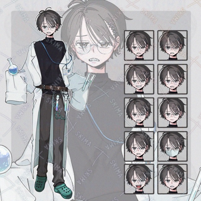 キャラクター立ち絵［表情10種］の商品画像