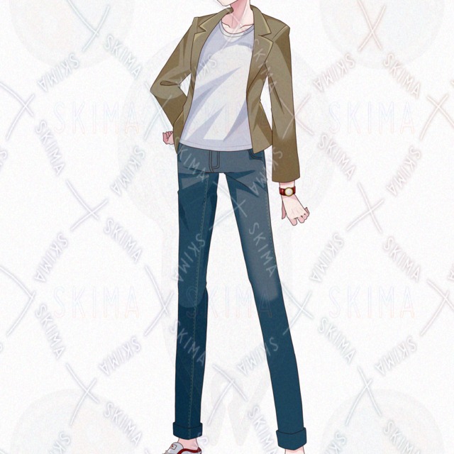 Image 7 of Full-Body Character Sprite with Expression Variations (TRPG, Streaming, Creative Projects)