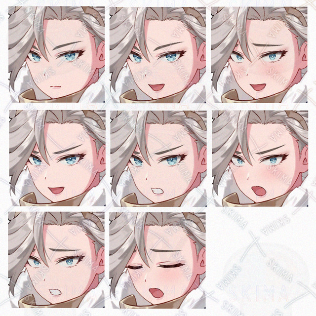 창 단검 갑옷 (표정 8종) 상품 이미지 2번째