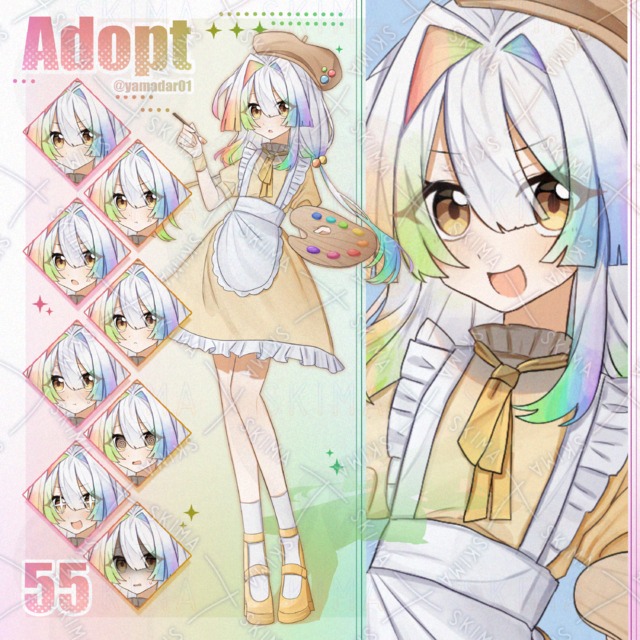 Image of The Girl with the Paint Palette