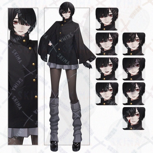 adopt_542【8가지 표정】표정 8종 상품 이미지