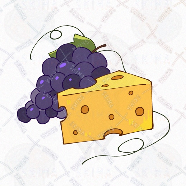 Image 2 of Grapes and Cheese Icon