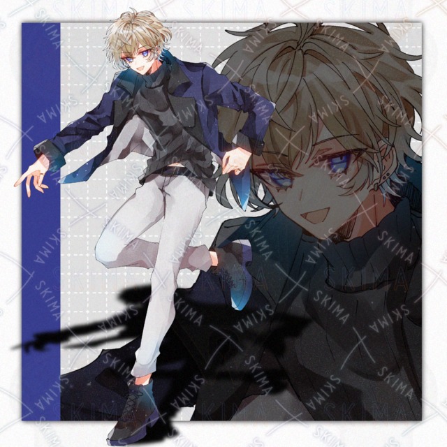 Brown-Haired, Blue-Eyed Man: 9 Expression Variations 的商品圖片