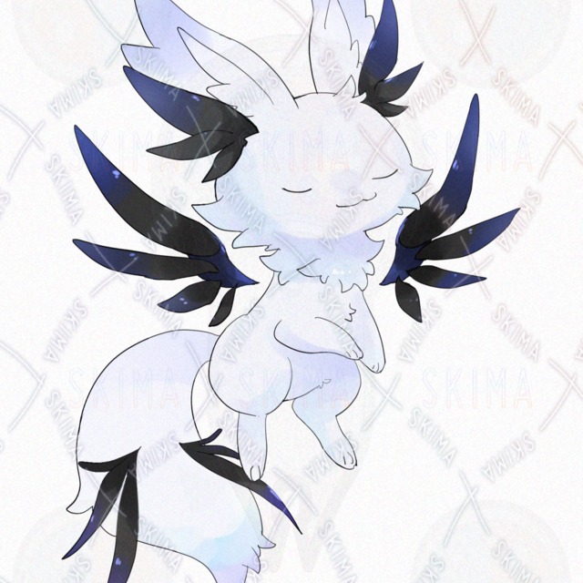 Image 10 of Black-and-White Kemono [9 Expressions]