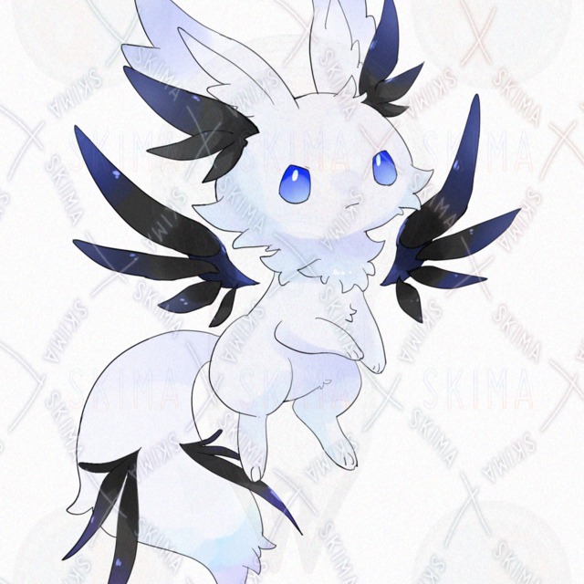 Image 8 of Black-and-White Kemono [9 Expressions]