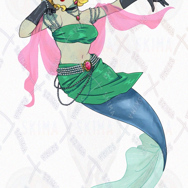 Image 2 of Character Art #2: The Mermaid Diva