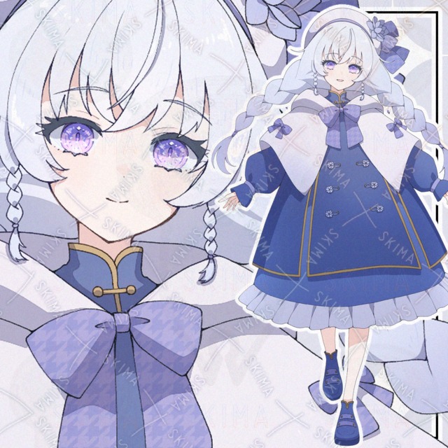 9-Expression Girl with Braid Bundle 的商品圖片