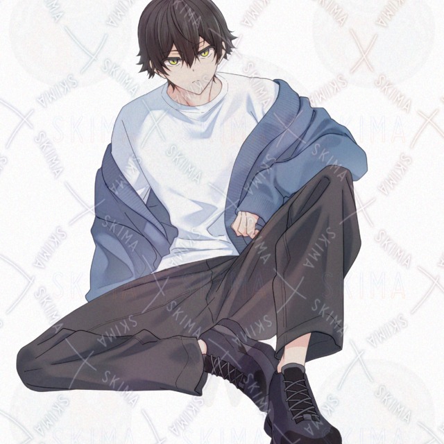 Image 2 of Cat-Like Guy: 8 Expressions, Cat Variations