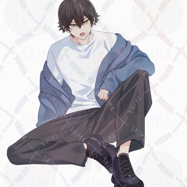 Image 7 of Cat-Like Guy: 8 Expressions, Cat Variations