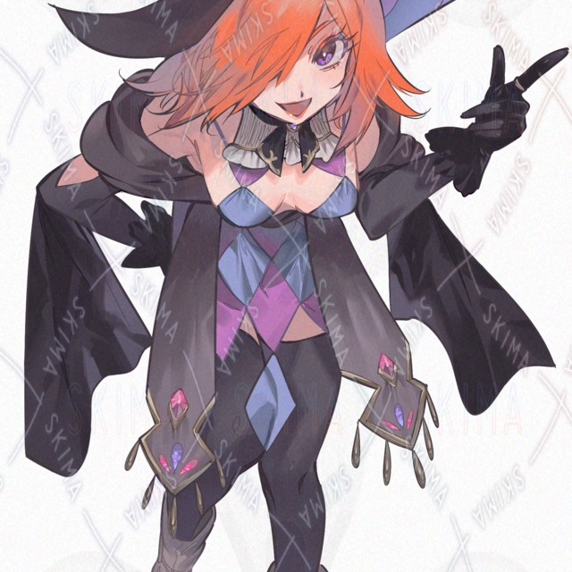 Witch Character Sprite Pack (7 Expressions + 2 Effects) 的商品圖片第 2 張