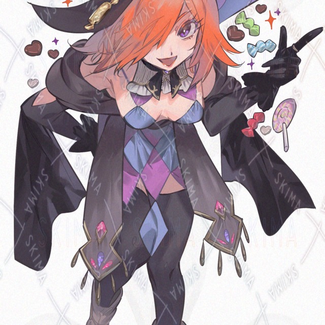 Witch Character Sprite Pack (7 Expressions + 2 Effects) 的商品圖片第 11 張