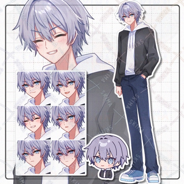 青年【ミニキャラ付】