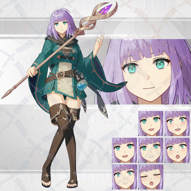 마법사 (표정 8종) 상품 이미지