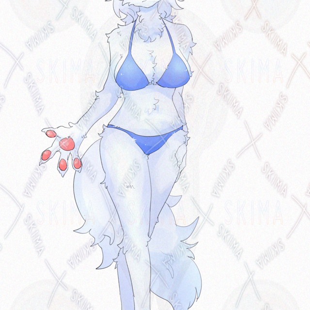 늑대 야수인 누나【10가지 표정】표정 10가지 상품 이미지 9번째