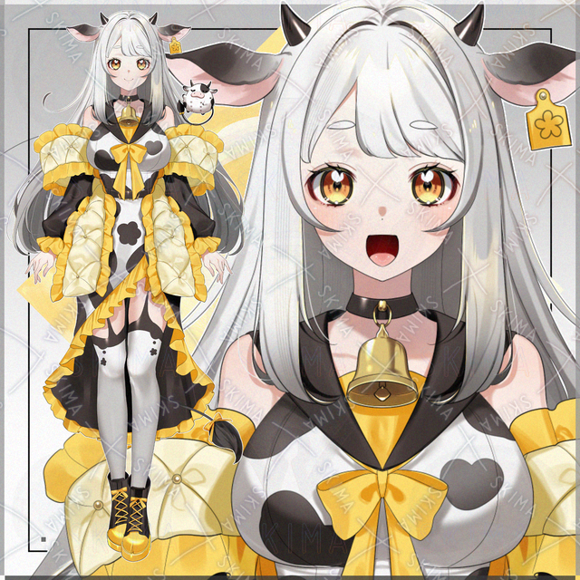 【1点限定】牛のおねえさんとオトモ【IRIAM対応】