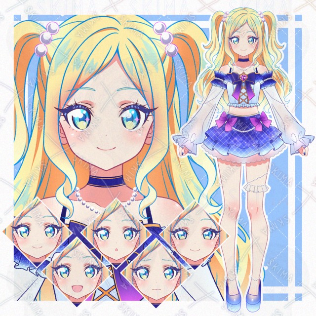 表情差分5種の商品画像