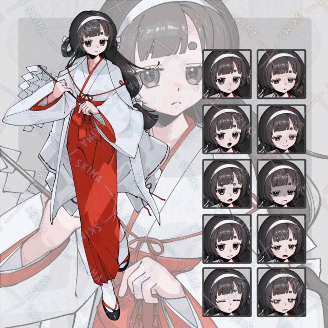キャラクター立ち絵［表情10種］の商品画像