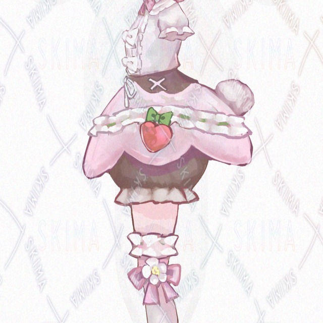딸기 미르쿠 모티브의 소녀 상품 이미지 7번째