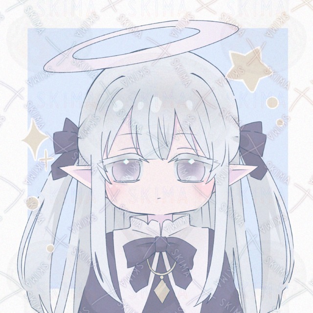 アイコン:モノクロの女の子の商品画像