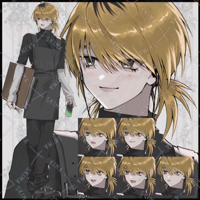 adopt21_Art College Student (Male)_5 Expression Variations 的商品圖片