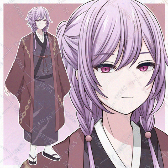 Image of Kimono Young Man – 10 Expression Variations