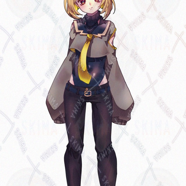 Blonde Bob Cut Girl – 10 Expressions 的商品圖片第 2 張