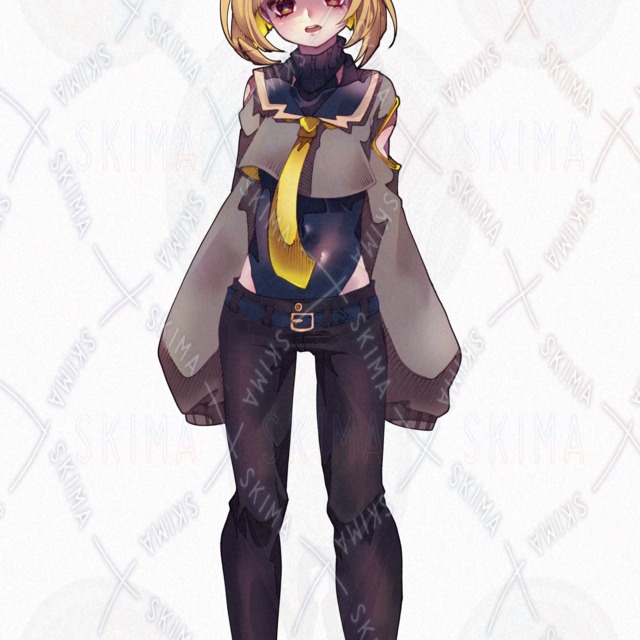 Blonde Bob Cut Girl – 10 Expressions 的商品圖片第 10 張