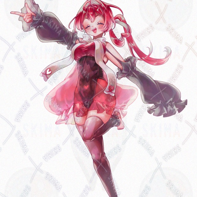 Image 4 of Adopt39_Heart Girl [9 Expressions + Costume Variations]