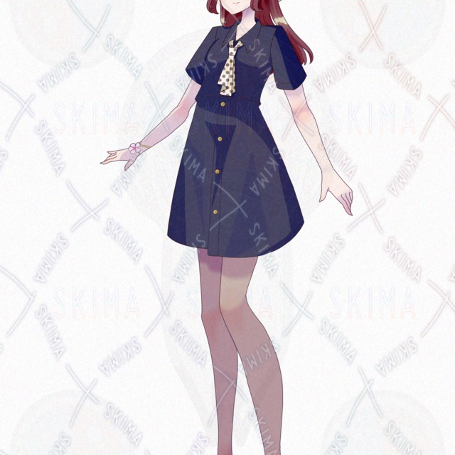 Image 2 of Full-Body Character Sprite with Expression Variations (For TRPGs, Streaming, and Creative Projects)