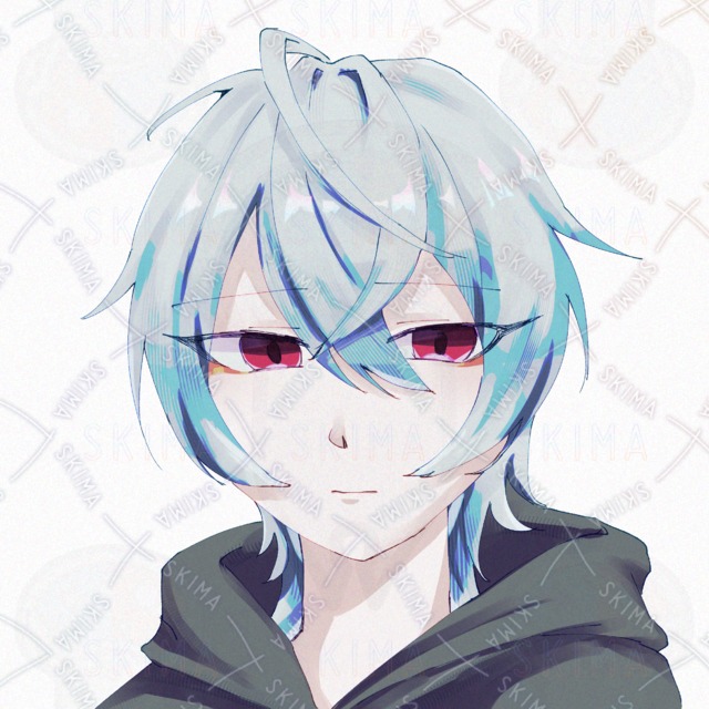 White-Haired Boy Social Media Icon 的商品圖片第 3 張