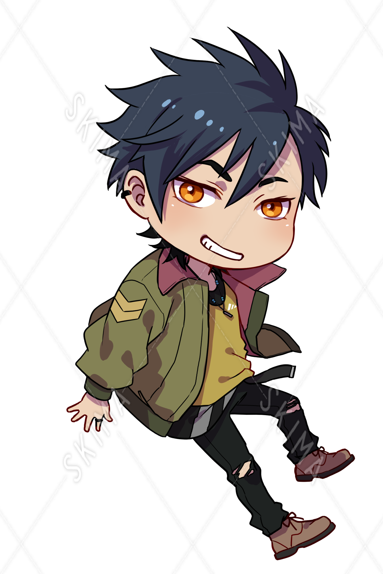 Adopt04 立ち絵 ミニキャラ 表情6種 狐耳尻尾 スキマ スキルのオーダーメイドマーケット Skima