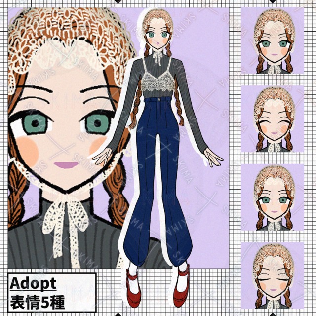 Image of [5 Expressions] Girl in a Knit Bustier