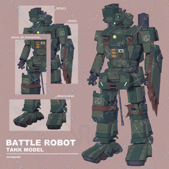戦闘用ロボット（戦車タイプ）の商品画像