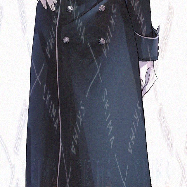 黒コートの男性【表情10種】の商品画像3枚目