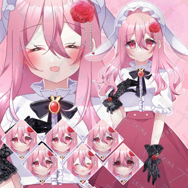 토끼 귀 모자 소녀 상품 이미지