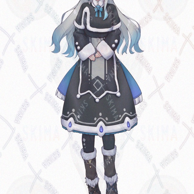 雪国の修道女【表情9種＋背景】の商品画像3枚目