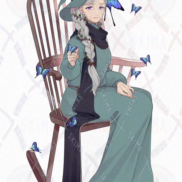 【表情７種】森の魔女(老人)の商品画像5枚目