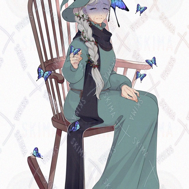 【表情７種】森の魔女(老人)の商品画像8枚目