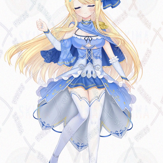 聖職者風のお姉さん(表情差分＋装飾パーツ)の商品画像7枚目