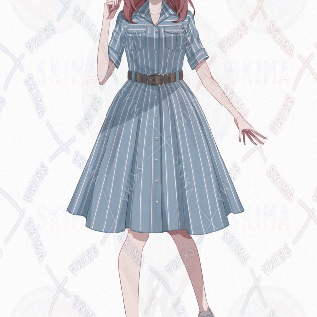 【表情７種】赤髪の女の子の商品画像8枚目