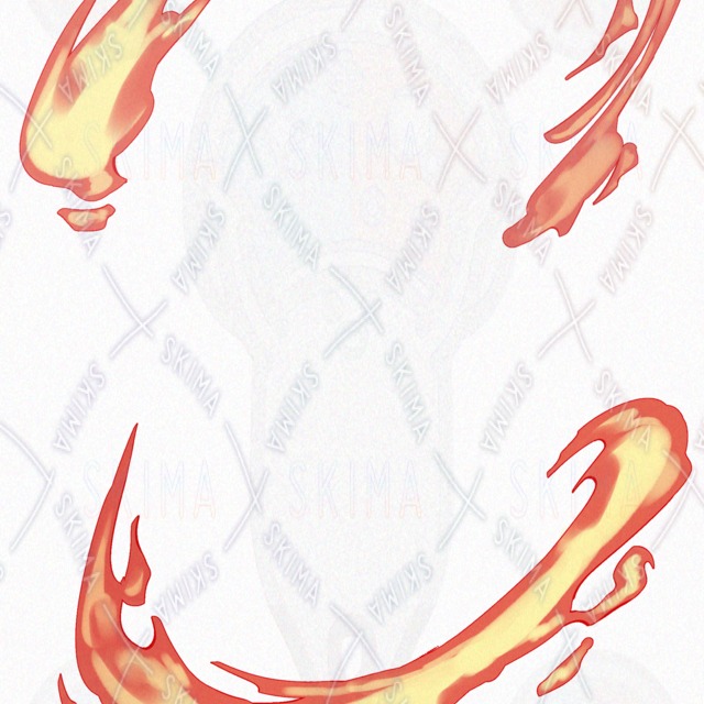 화염 쌍검 갑옷 (표정 8종 + 이펙트 차이) 상품 이미지 3번째